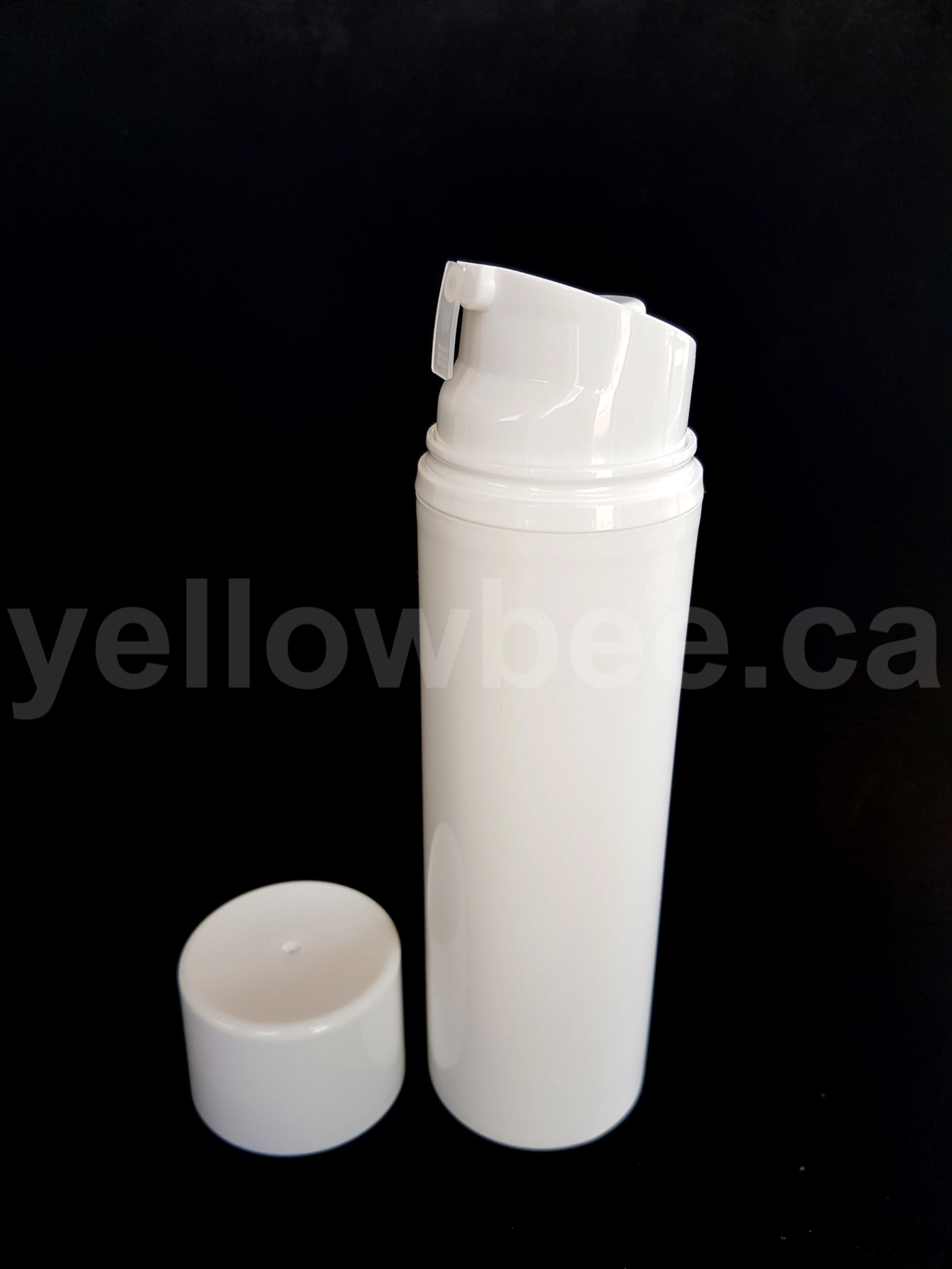 Airless Pump Bottle - White - 120ml / 4oz - Image 3