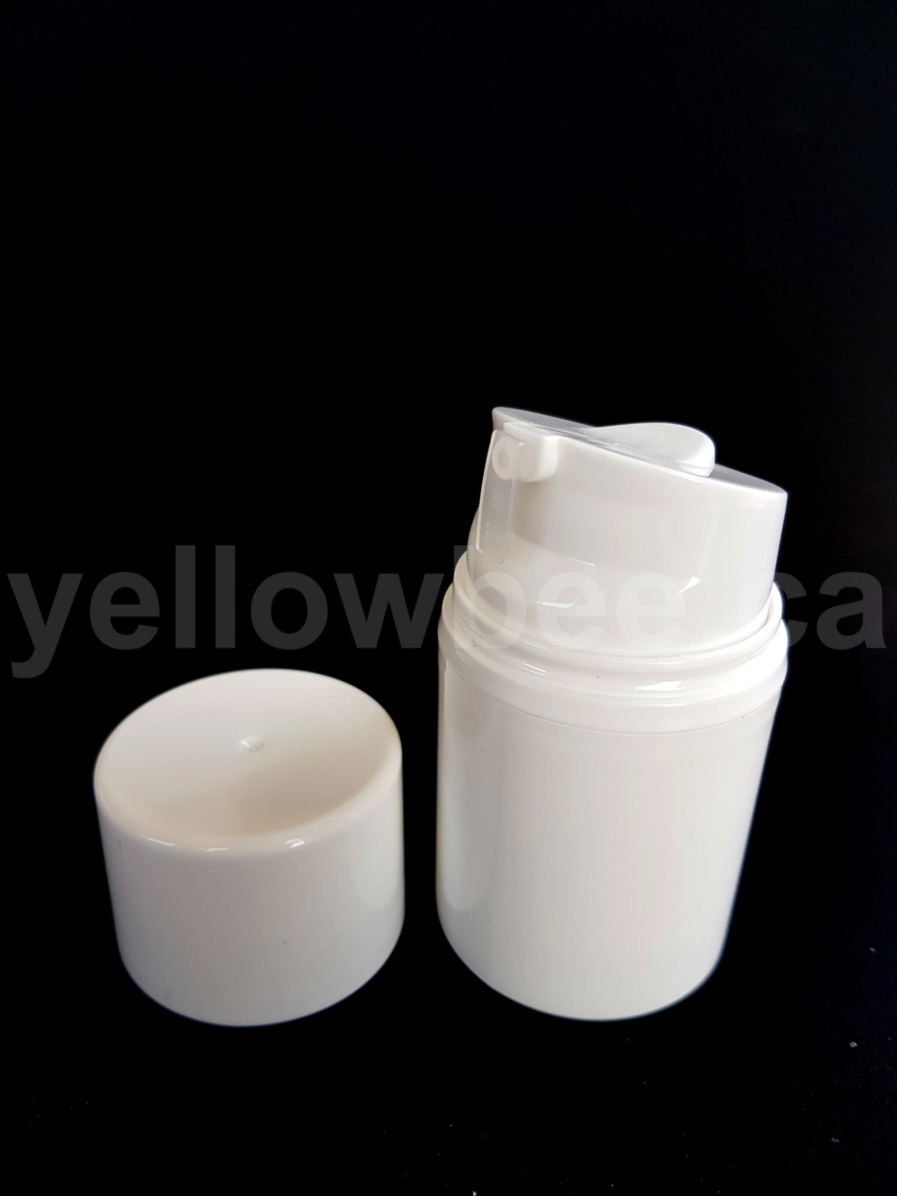 Airless Pump Bottle - White - 30ml / 1oz - Image 3
