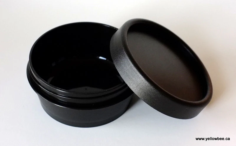 Black Plastic Tub - 50ml / 1.7oz (Full Case 250pcs) - Image 3