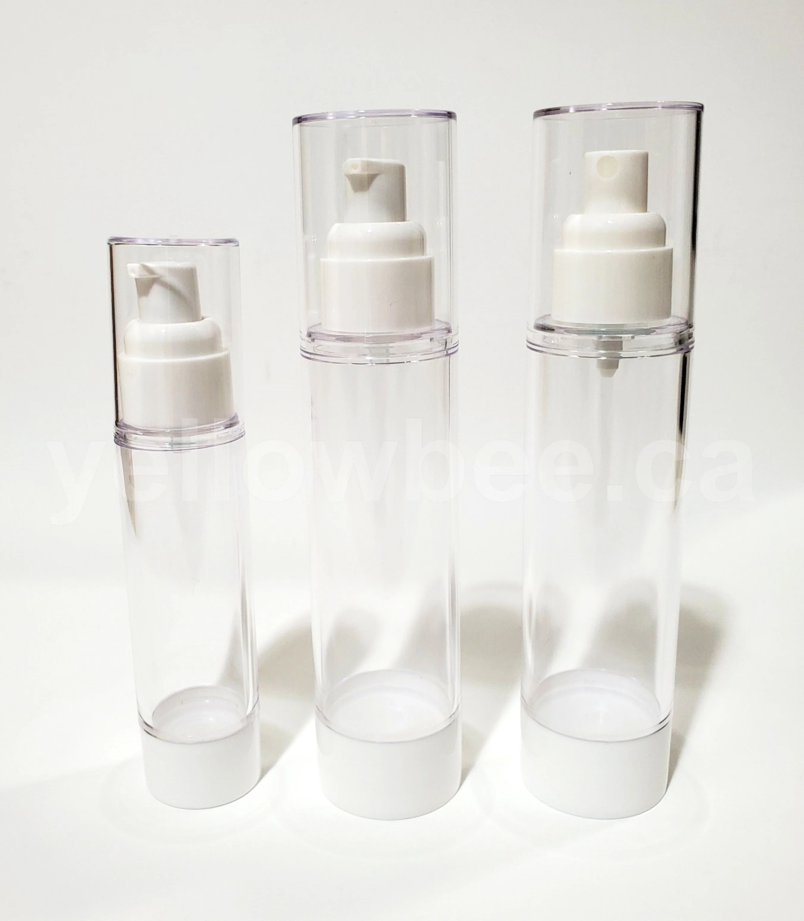 Clear Airless PUMP Bottle - 100ml / 3.38oz (Reusable) - Image 4