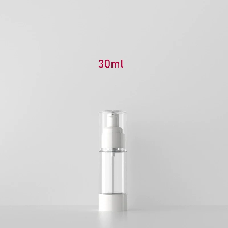 Clear Airless PUMP Bottle - 30ml (Reusable) (Discount - Case of 100pcs) - Image 2