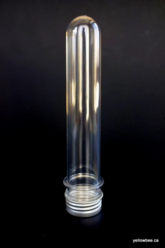 Clear Cosmetic Storage Tube with Aluminum Lid - 40ml - Image 5