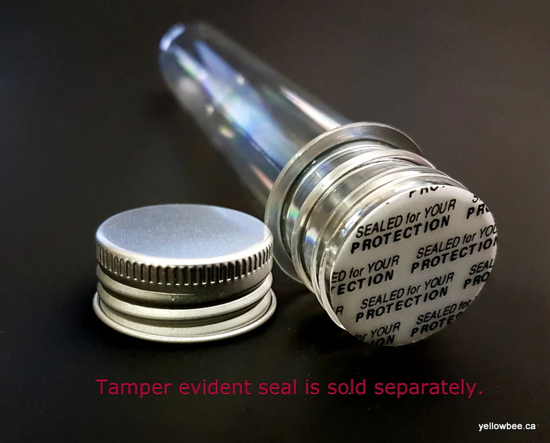 Clear Cosmetic Storage Tube with Aluminum Lid - 40ml - Image 6