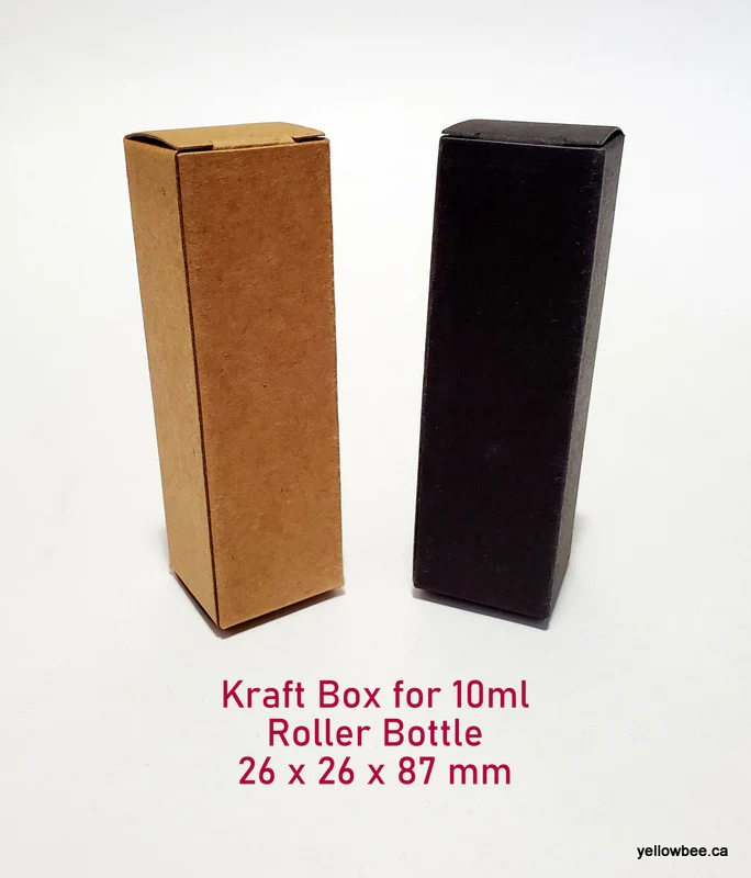 Kraft Box for 10ml Roller Bottle - Brown (20pcs) - Image 3