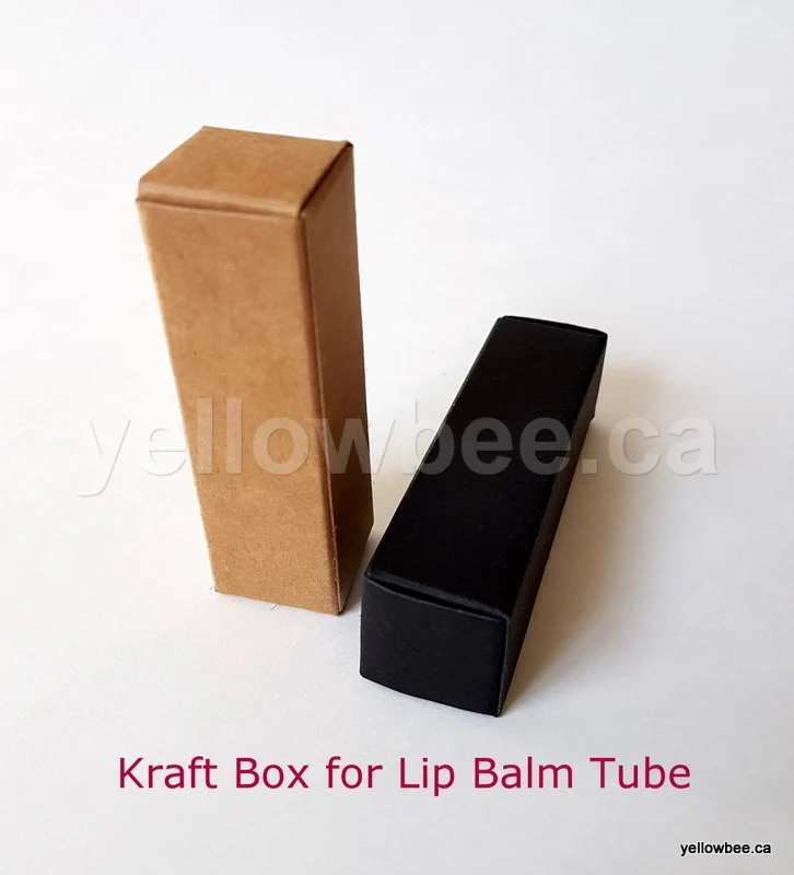 Kraft Box for Lip Balm Tube - Brown (20pcs) - Image 3
