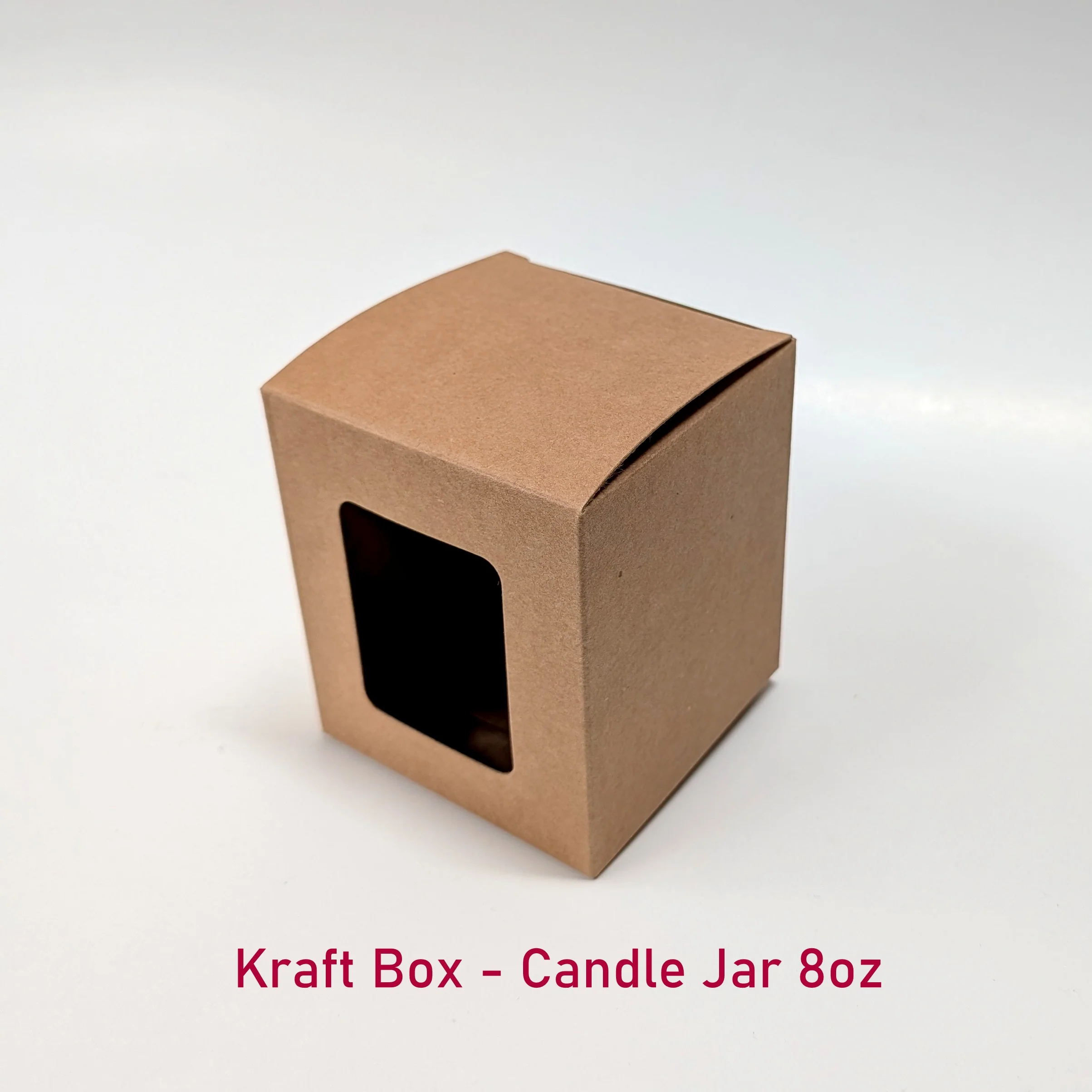 Kraft Candle Jar Box - 8oz (Pack of 20pcs) - Image 2