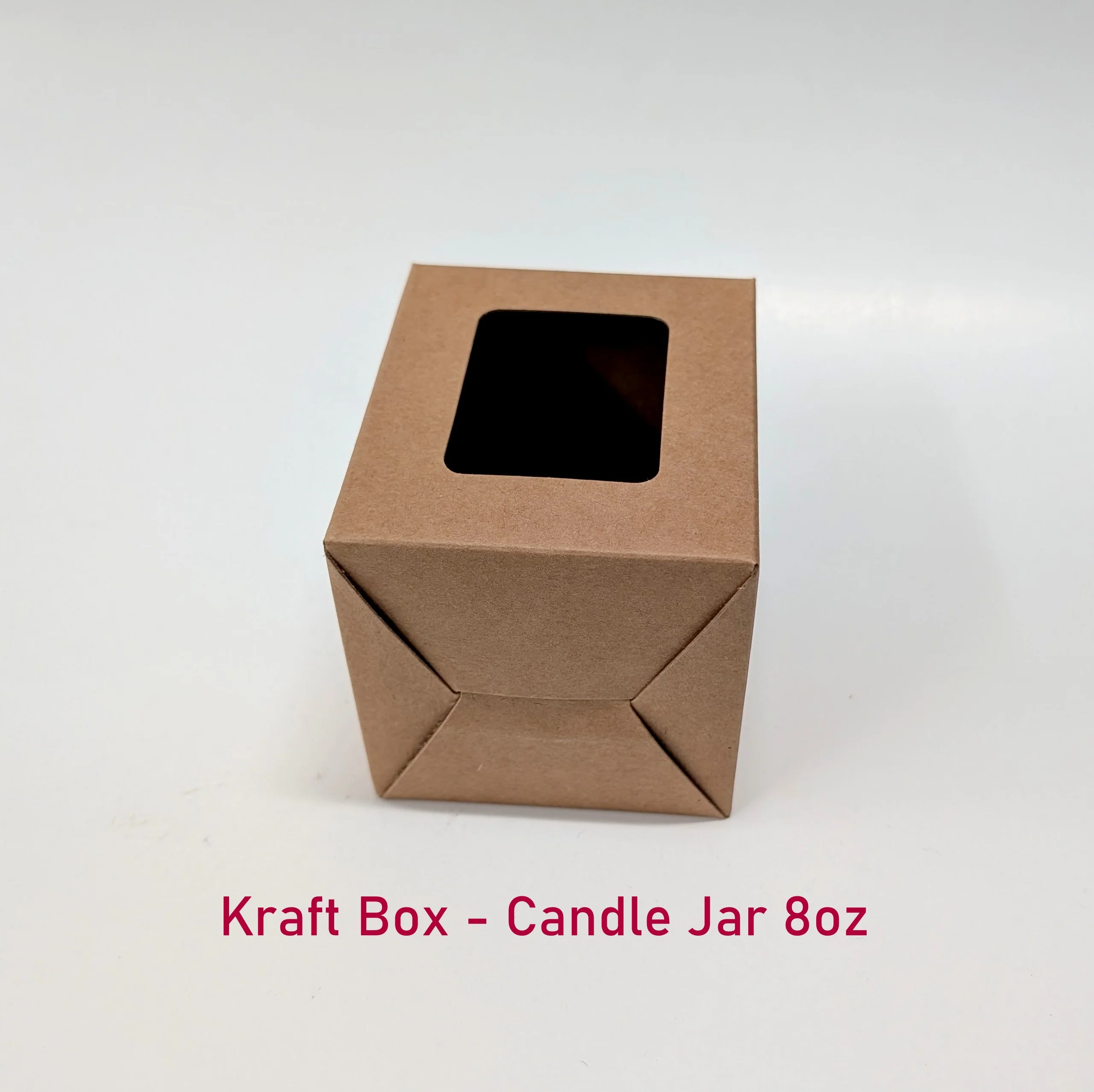 Kraft Candle Jar Box - 8oz (Pack of 20pcs) - Image 3