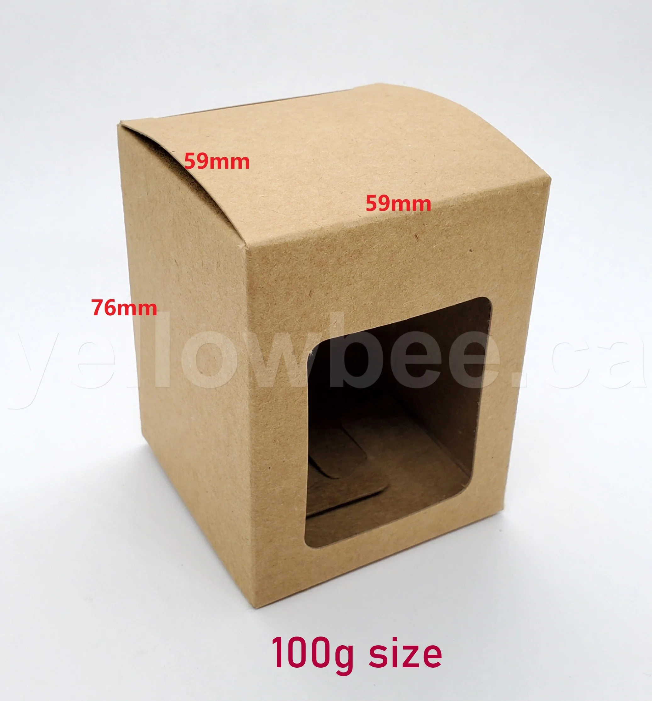 Kraft Glass Jar Box - 100g (Pack of 20pcs) - Image 3
