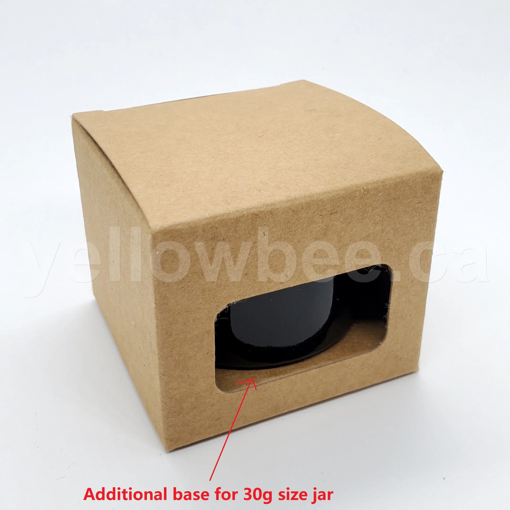 Kraft Glass Jar Box - 30g (Pack of 20pcs) - Image 3