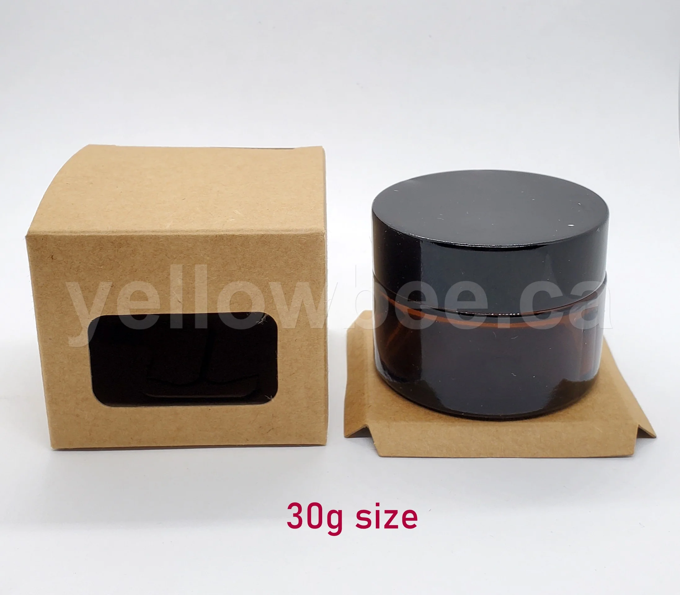 Kraft Glass Jar Box - 30g (Pack of 20pcs) - Image 4