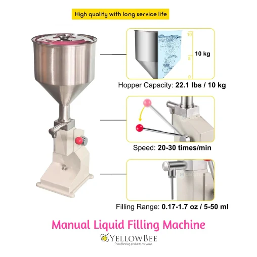 Manual Liquid Filling Machine (Stainless Steel) - Image 2