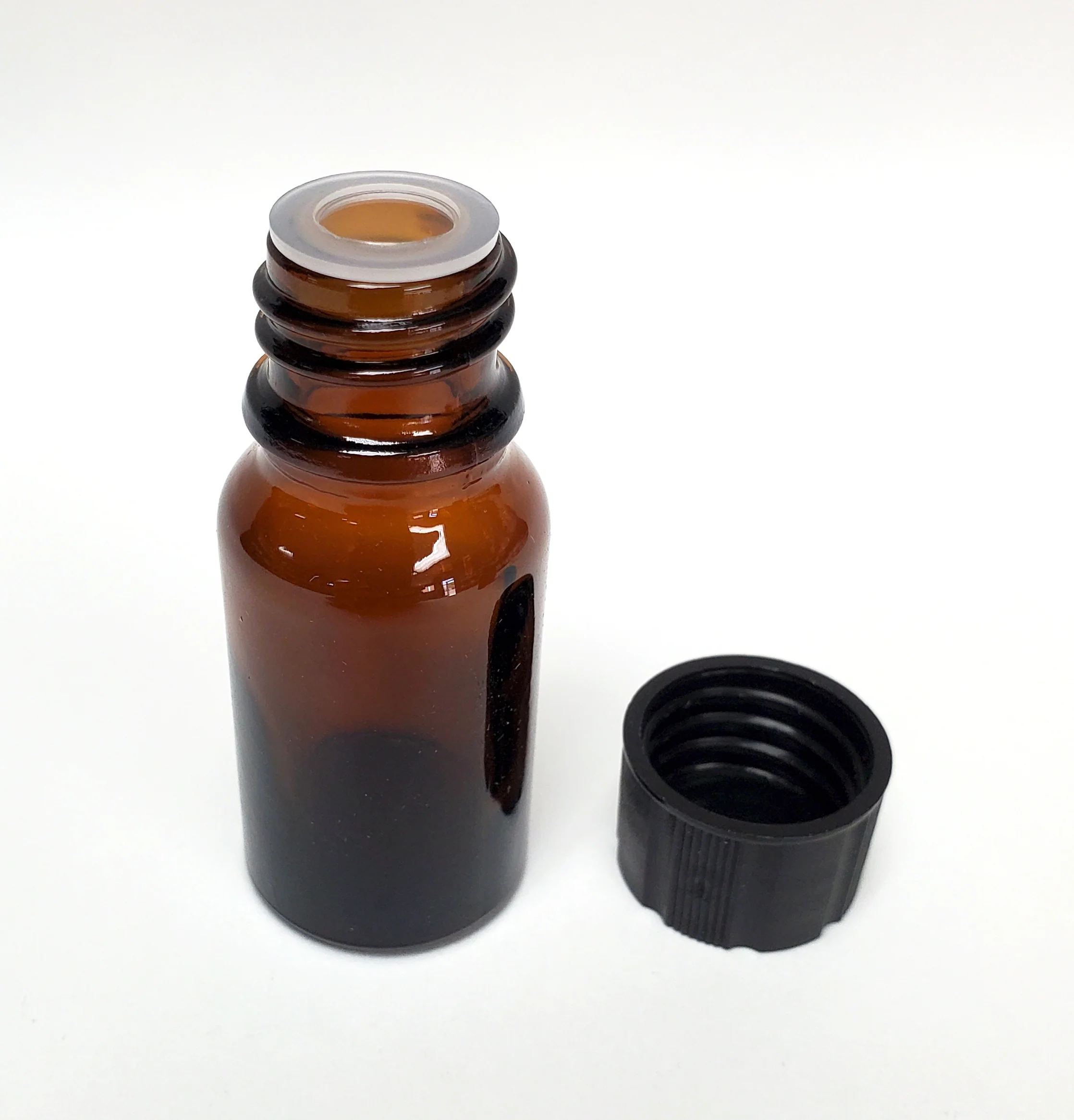 New Semi Ribbed Cap with Inner Plug (Black) - Image 2