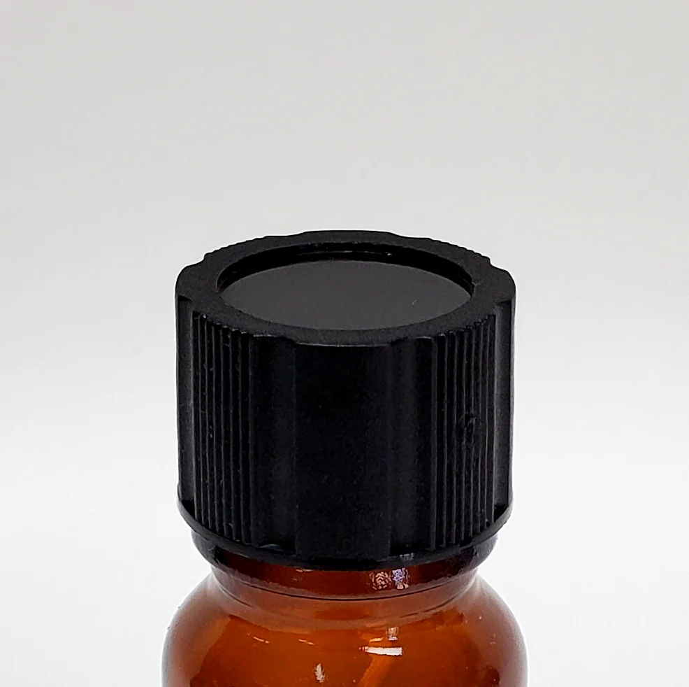 New Semi Ribbed Cap with Inner Plug (Black) - Image 3