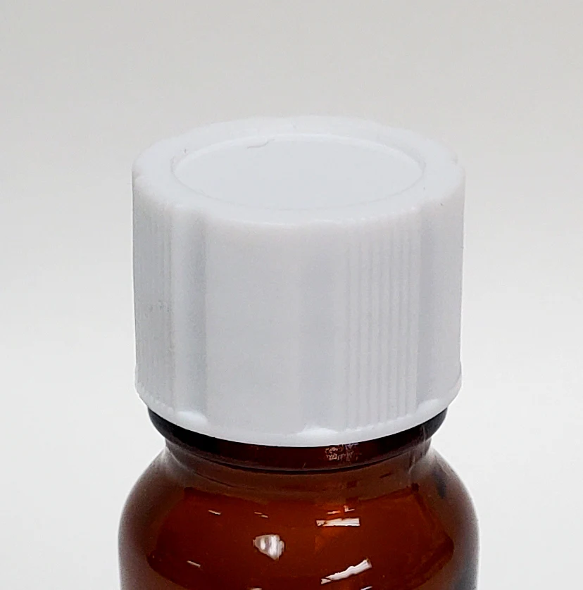 New Semi Ribbed Cap with Inner Plug (White) - Image 2