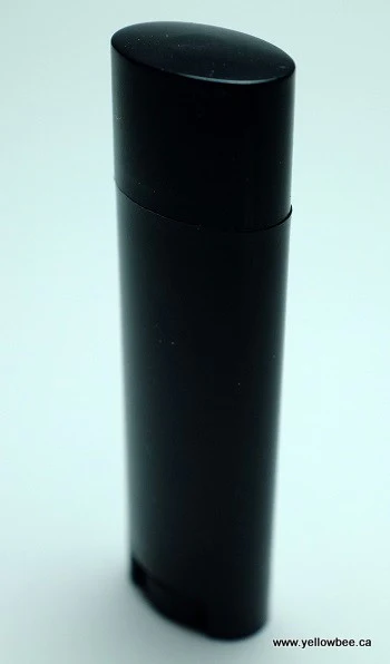 Oval Lip Balm Tube - Black - 4.5g - Image 2