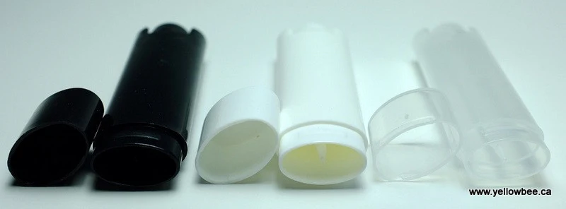 Oval Lip Balm Tube - Black - 4.5g - Image 3