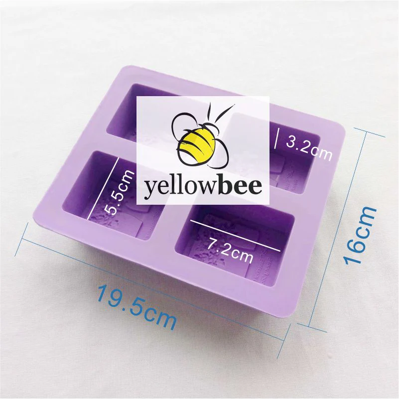 Soap Mould - 4 Cavity Tree - SM-006 - Image 4
